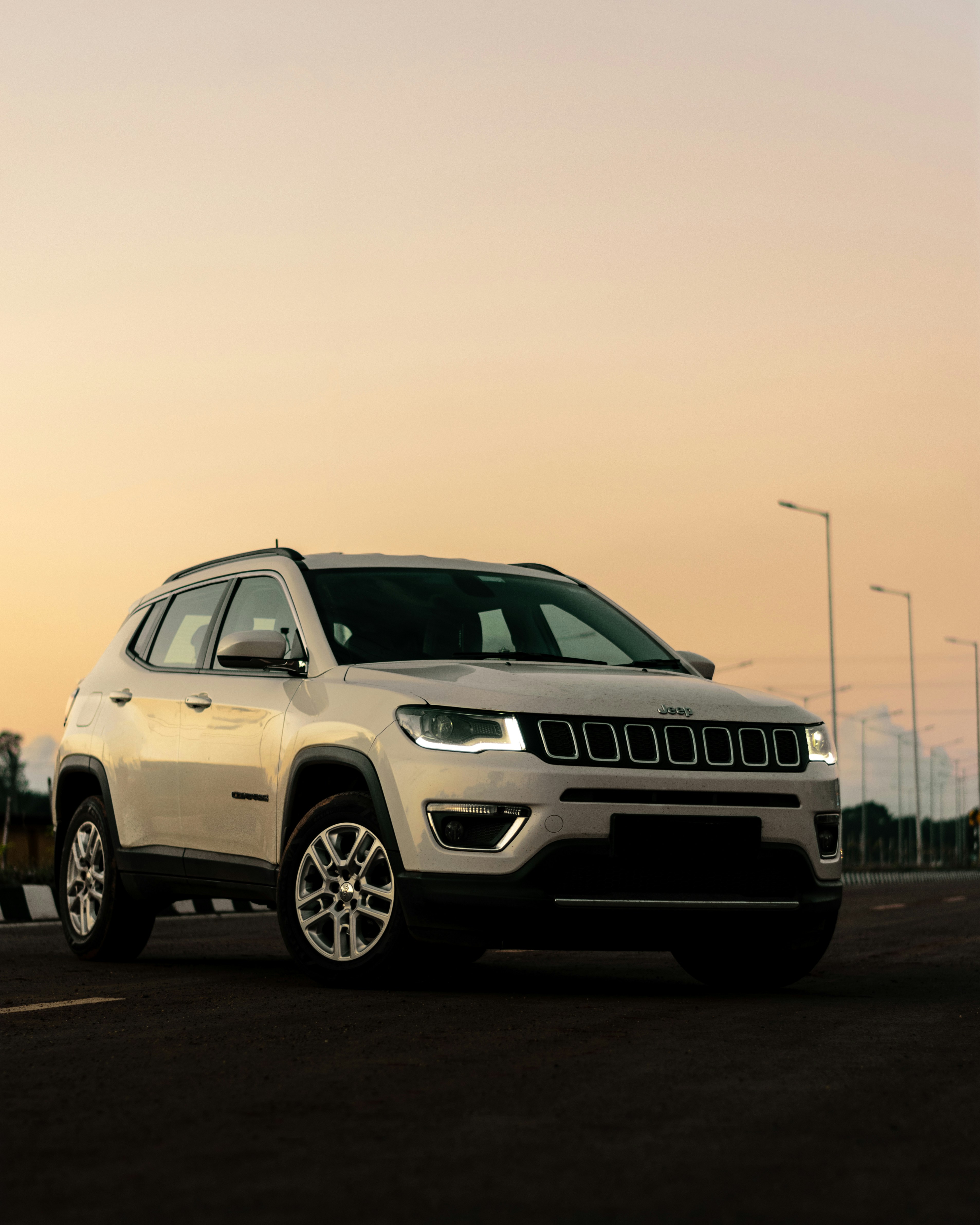 Jeep Compass utilizzata per i transfer privati